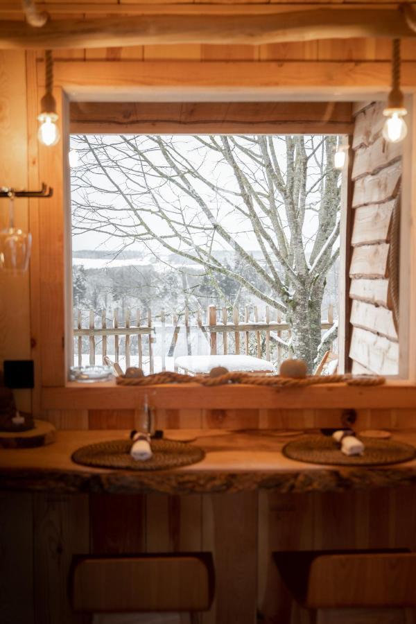 La Cabane Ofuro Villa Celles  Eksteriør billede