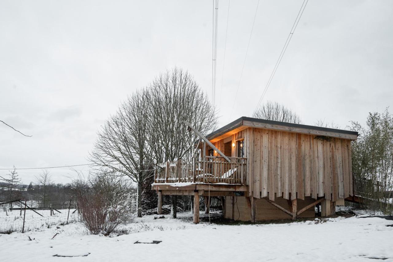 La Cabane Ofuro Villa Celles  Eksteriør billede