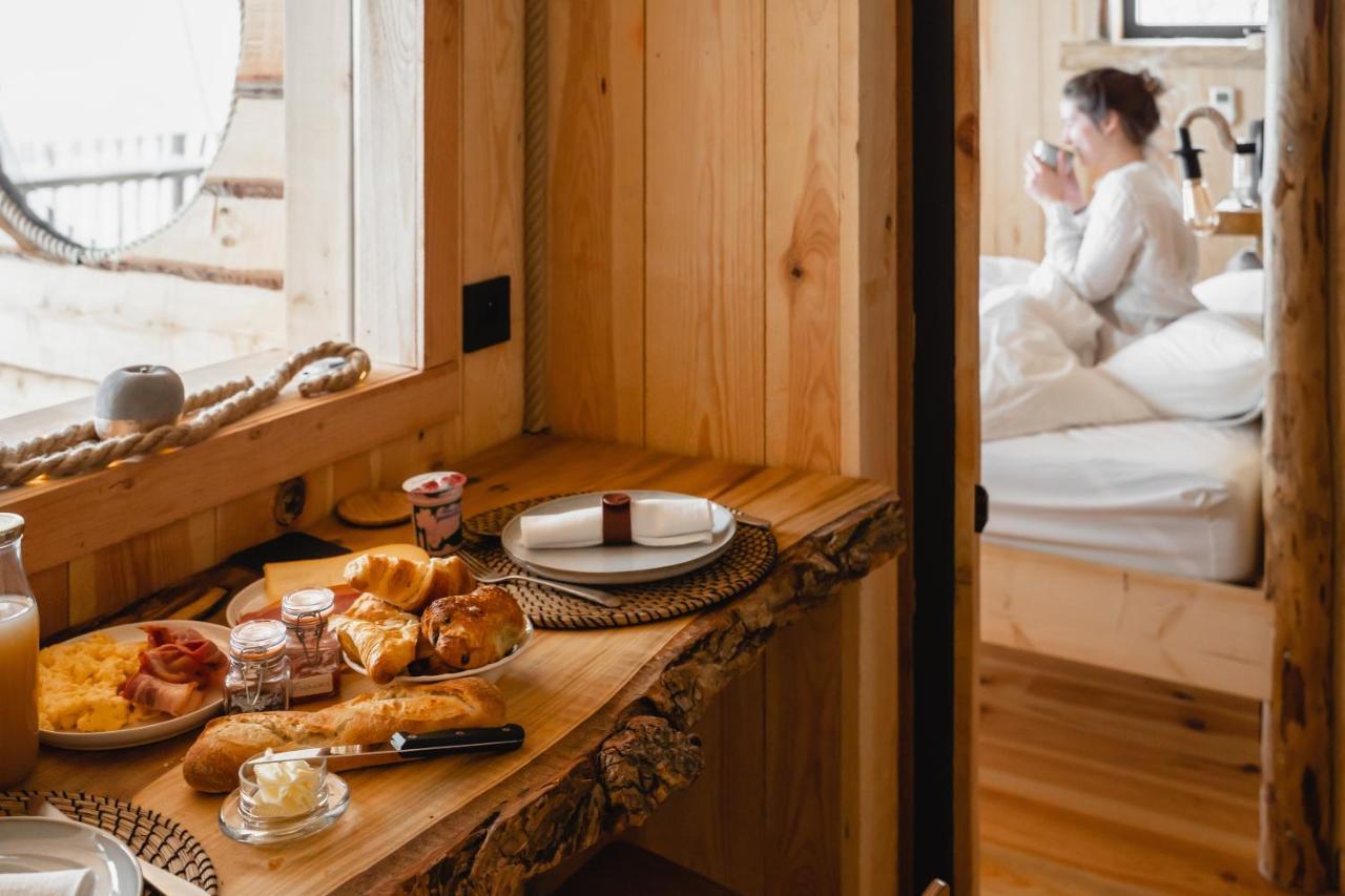 La Cabane Ofuro Villa Celles  Eksteriør billede