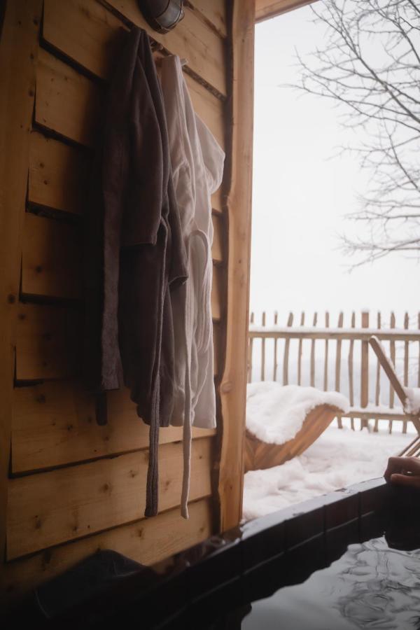 La Cabane Ofuro Villa Celles  Eksteriør billede