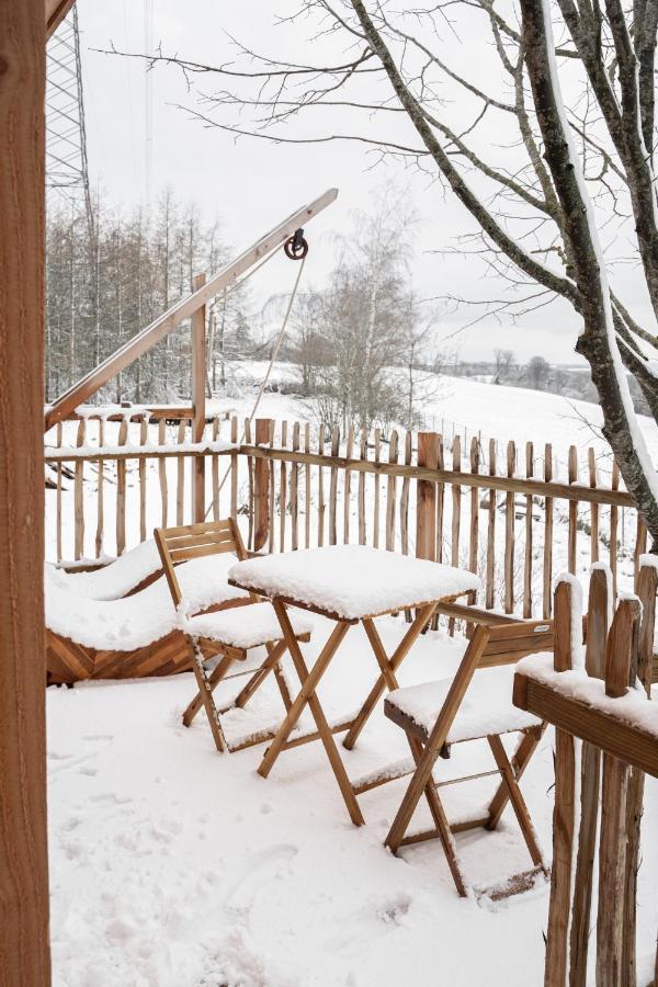 La Cabane Ofuro Villa Celles  Eksteriør billede